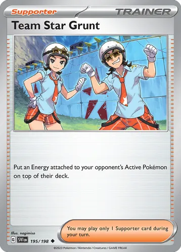 Team Star Grunt 195/198 Cartas Pokemon Scarlet & Violet