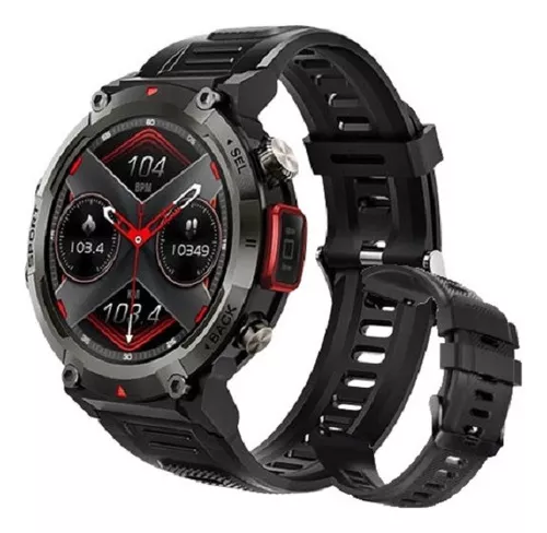 Tactical Smartwatch Eigiis Ke3 Linterna Con Doble Correa