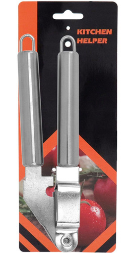 Imagem 1 de 7 de Espremedor De Alho Inox Prata Tasty Cozinha Multifuncional
