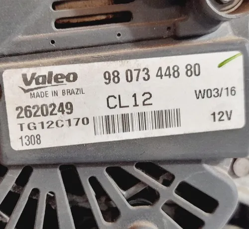 Alternador Citroen C4/xsara Peugeot 2009 Á 2023 9807344880 Alternador Citroen C4/xsara Peugeot 2009 Á 2023 9807344880