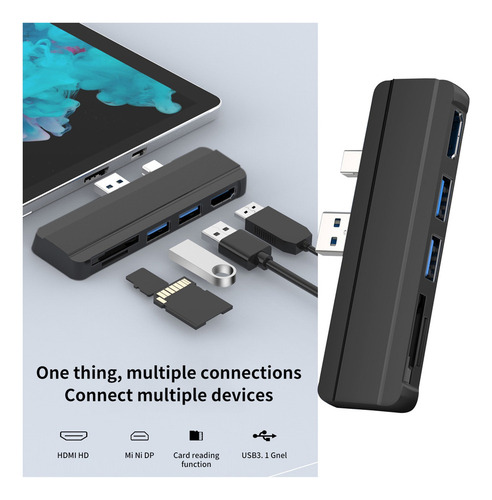 Adaptador Universal Usb Hub Usb 3.0 Para Surface Pro 3 5