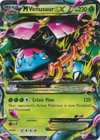 Cartas Pokemon M Venusaur 2/146 Ex Darkside Tcg