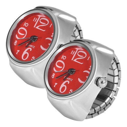 Anillo Funcional Reloj, Mxtmu-002, 2pzas, Unitalla, Ancho De