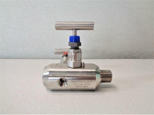 Precision Instrument 1/2 Npt 2-way Vent Gauge Valve 600 Ttv