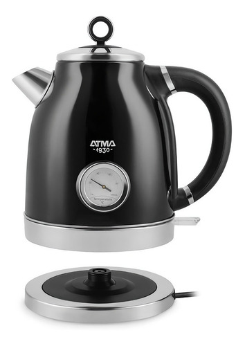 Atma Peatp21vbp Pava Electrica Hervidora 1.7l Vintage Negro
