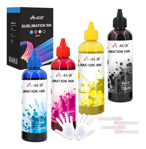 Recarga De Tinta De Sublimación De 480 Ml Compatible I...