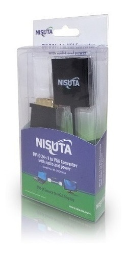 Conversor Dvi-d A Vga Hembra Con Audio Ns-codvvg4