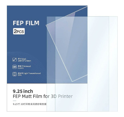 Película Fep Para Impresora Photon M3 Plus Anycubic 2pz