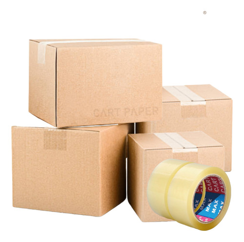 Cajas  Mudanza Pack 10 Cajas 60x40x40 / Cajas Cart Paper