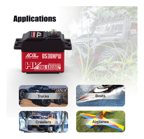 Agfrc 0.055sec High-speed Waterproof Servo Motor - 20kg