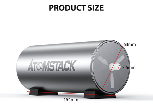 Atomstack A10 Pro 50w Grabador Láser Cortador Máquina+bomba