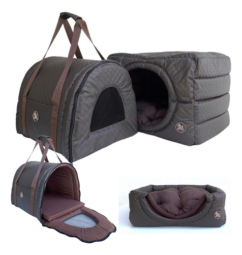 Toca Caminha + Bolsa De Transporte Kit Gato Cachorro 2x1