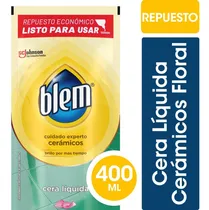 Comprar Blem Cera Liquida Cerámicos Incoloro Floral Repuesto 450ml