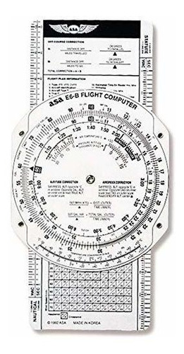 Asa E6b Metal Computadora De Vuelo, Modelo: Asa  e6-b Compu