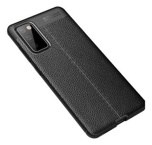 Estuche Protector Fibra Tipo Cuero Para Samsung S20 Fe