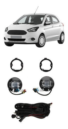 Kit Faro Auxiliar Led Drl Ford Ka Kinetic 2016 2017 18 2019