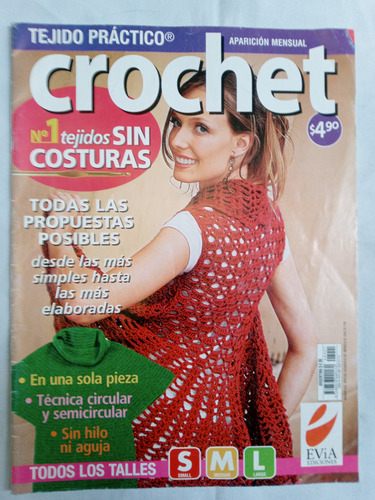 Revista Antigua * Tejido Practico: Crochet * N° 1 Año 2008 (Usado)