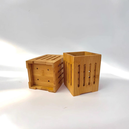 Chopstick Rack Large Capacity Utensil Organizer Bamboo