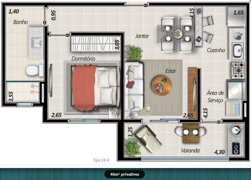 Imagem 24 de 30 de Apartamento Com 1 Dormitório À Venda, 84 M² Por R$ 415.000 - Residencial Flórida - Ribeirão Preto/sp - Ap4830
