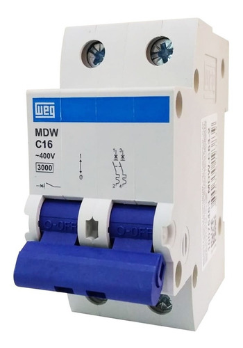 Mini-interruptor Termomagnetico Mdw-c16-2 (10076415)