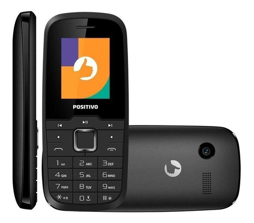 Positivo P26 Dual Celular Idoso Simples Preto 32 Mb Ram