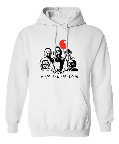 Sudadera Con Gorro Friends Películas De Terror