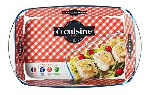 Fuente Ovenware Rectangular 1,6 Lts Ocuisine Cc