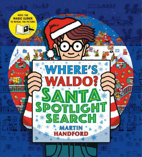 Where's Waldo? Santa Spotlight Search, De Handford, Martin. Editorial Candlewick Books, Tapa Dura En Inglés