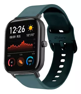 Correa Compatible Con Amazfit Gts Verde Oscuro Hebilla 20m