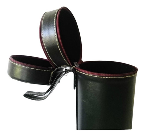 Imagen 3 de 6 de Estuche Eco Cuero Para Botella De Vino C/accesorios