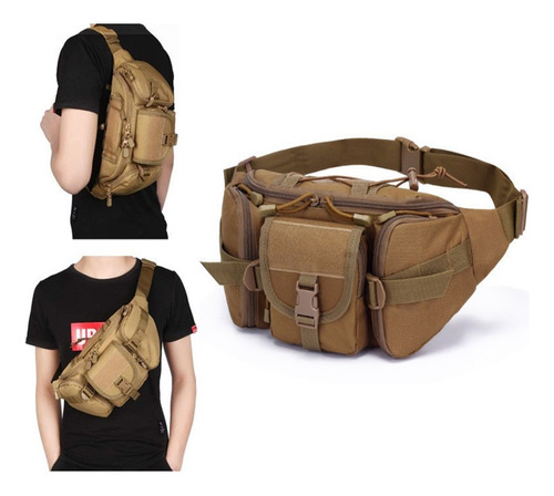 Bolsa De Cintura Grande Tática Portátil