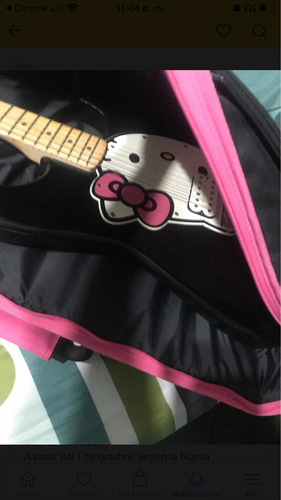 Guitarra Eléctrica Fender Hello Kitty