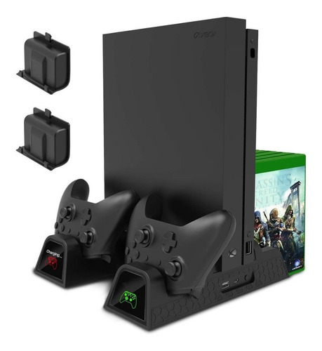 Imagen 1 de 10 de Base Vertical Enfriadora Cargador Controles Xbox One S X