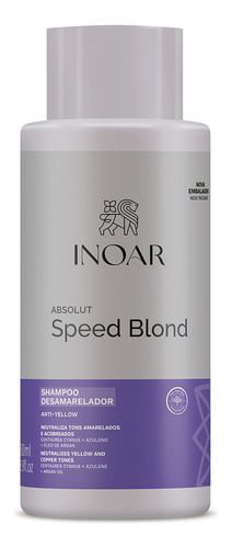  Inoar Absolut Speed Blond - Shampoo Desamarelador 500ml