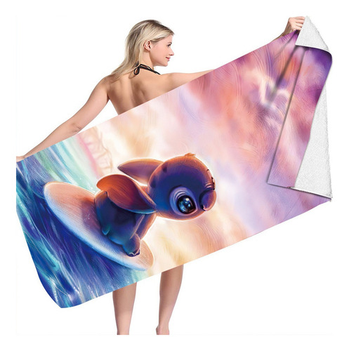Toalla De Baño Lilo & Stitch, Toalla, Toalla De Playa Stitch
