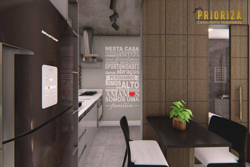 Imagem 7 de 13 de Kitnet Com 1 Dormitório À Venda, 21 M² Por R$ 129.000,00 - Residencial Lumina Sueleny Maria - Sorocaba/sp - Kn0004