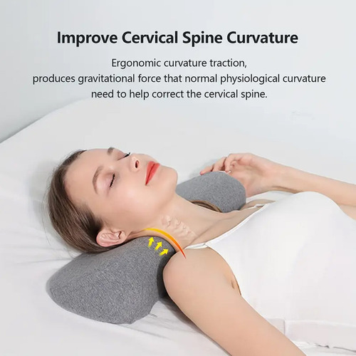 Almofada Cervical Para Dormir Travesseiro Lombar Suave