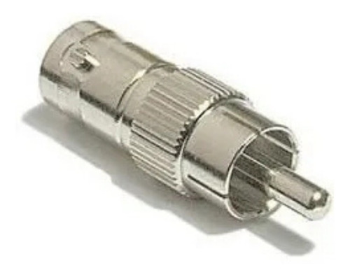 Imagen 3 de 7 de Ficha Conector Adaptador De Bnc Hembra A Rca Macho