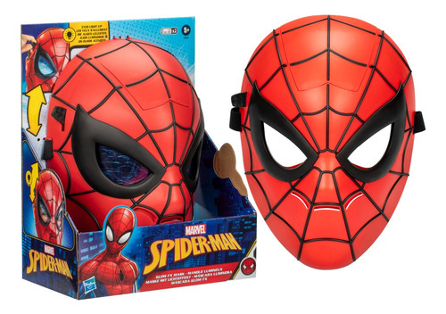 Marvel Homem-aranha Máscara Glow Fx Brinquedos Para Crianças
