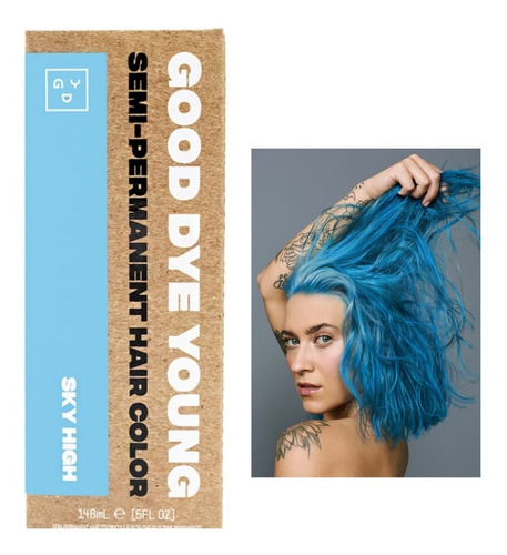 Good Dye Young Tinte Semipermanente En Crema Azul Sky High