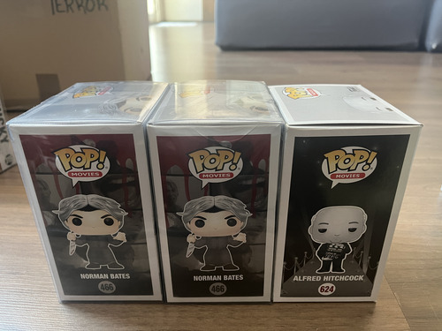 Funko Pop Norman Bates Psycho Set 3 Figuras (Usado)