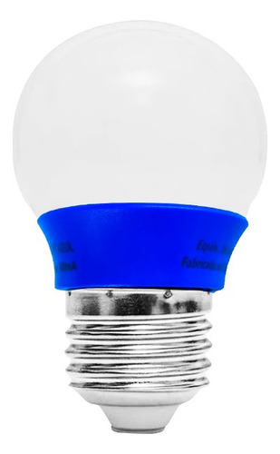 Lampada Bolinha Led 2w 127v Azul Colorida Cores 5 Peças