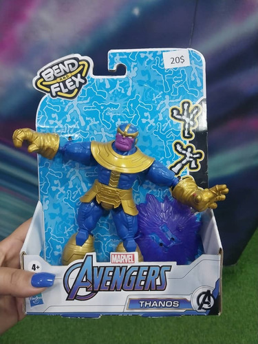 Muñeco De Thanos Bend And Flex / Avengers Marvel 