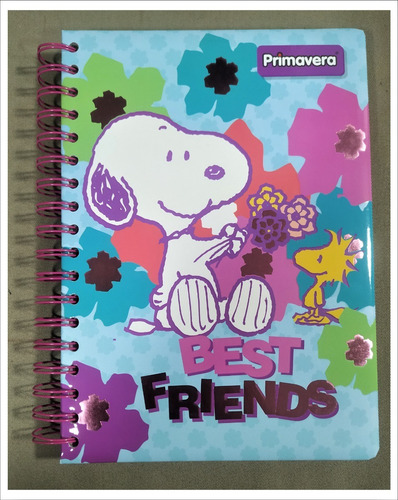 Cuaderno 7 Materias Primavera Argollado 175h Cuadriculado