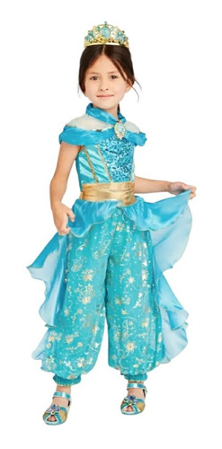 Disfraz Princesa Jazmin Aladino Disney Store Original Usa T4