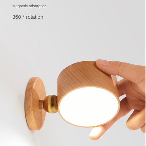 Lámpara De Noche Led Recargable De Pared Con Lámpara De Noch