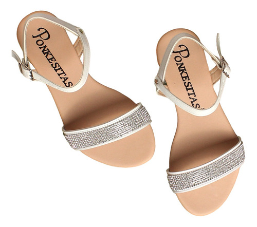 Sandalias Para Niñas Ponkesitas Del 27 Al 33. Ref. 23n609