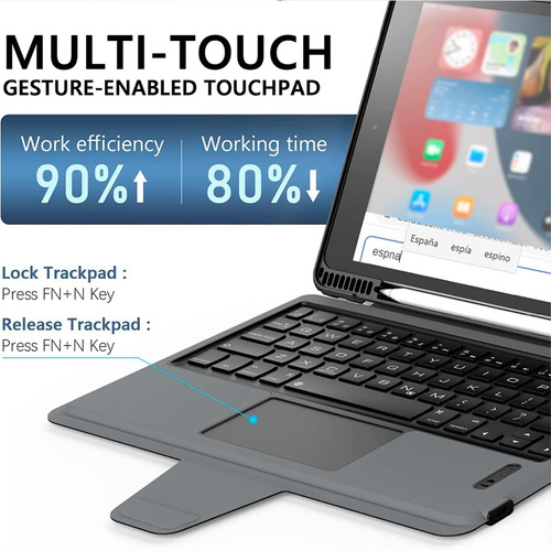 Smart Keyboard Case iPad 10.5 / 10.2 7ma 8va 9na Generación
