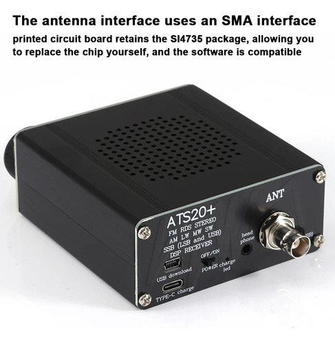 Receptor De Radio Si4735 Ats-20+ Am Full Amateur Commercial