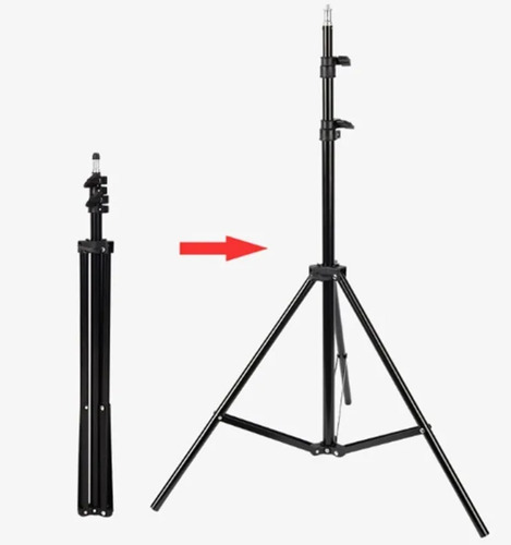 Imagen 5 de 6 de Tripie De Aluminio 102 Cms Para Celular Y Cámara 3 Niveles